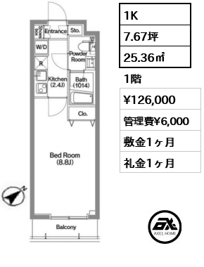 メディオ月島 12.6万円