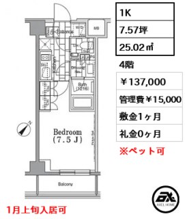 ワンルーフフラット月島　(ONE ROOF FLAT)