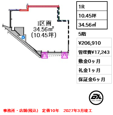 （仮称）代々木3丁目ビル（事務所・店舗） 20.7万円