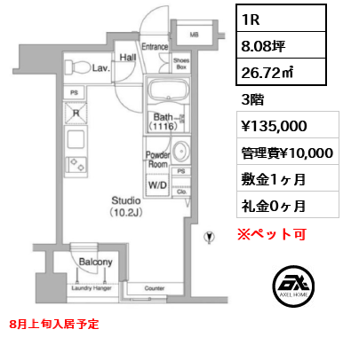 コンフォリア銀座EAST 13.5万円