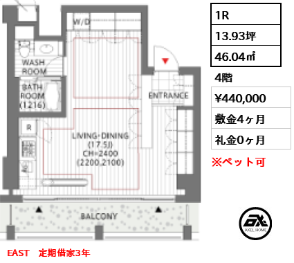 表参道ヒルズゼルコバテラス　（WEST EAST） 44万円