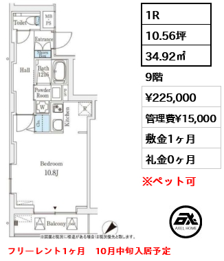 ロイジェント銀座 22.5万円