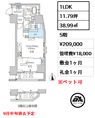 ルジュール神田須田町 20.9万円