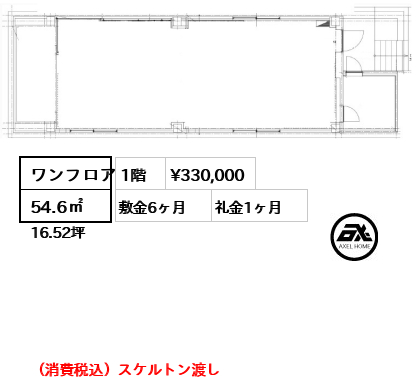 リシェス千駄ヶ谷（事務所・店舗） 33万円