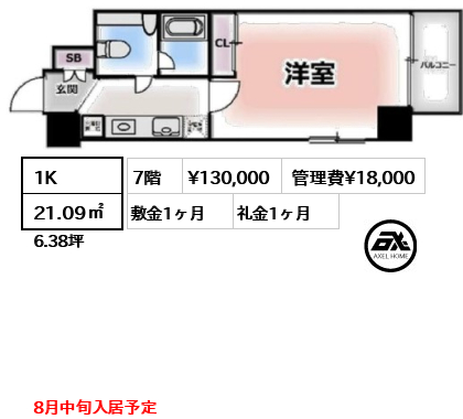 アルシュ勝どき 13万円