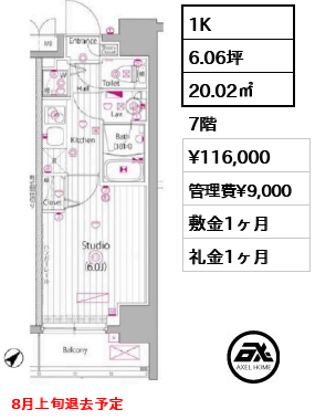 ガーラ・プレシャス代々木北参道 11.6万円