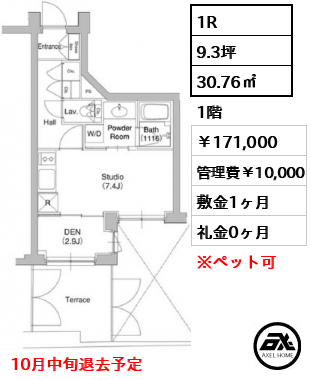 コンフォリア原宿 17.1万円