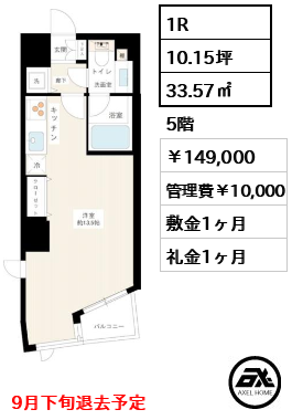 カスタリア新宿御苑 149,000円