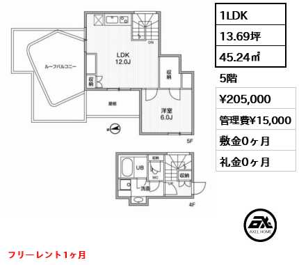 ASTILE市谷柳町（アスティーレ市谷柳町） 20.5万円