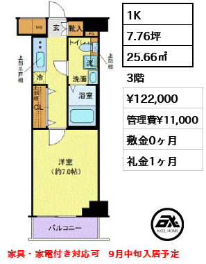 クレヴィスタ豊洲ベイサイドⅡ 12.2万円