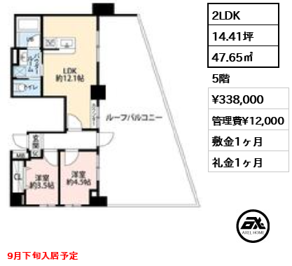 MOANA北参道（モアナ北参道） 33.8万円