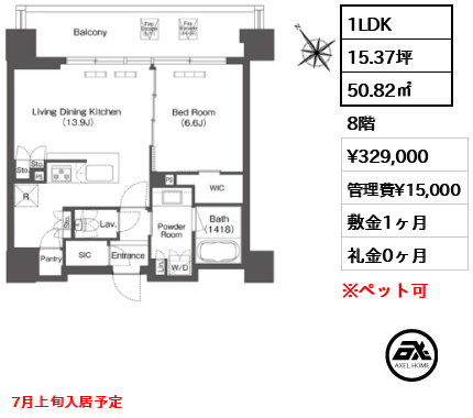 コンフォリア芝浦MOKU 32.9万円