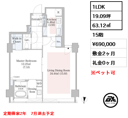 ラ・トゥール渋谷　(La Tour SHIBUYA)　 69万円