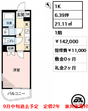 アリトスけやきＶ 142,000円