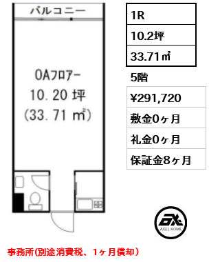 東京セントラル表参道　 29.2万円