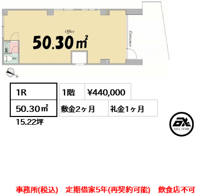 キャンバス原宿（事務所） 44万円