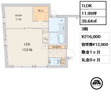 エスセナーリオ若松町 21.6万円