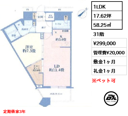 勝どきザ タワー 29.9万円