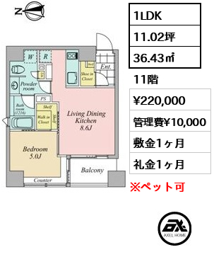 OZIO大手町 (オジオ大手町) 22万円