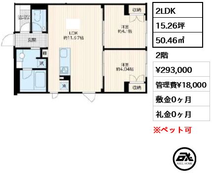 Ｆｕｌｌｅａ若松河田（フレア若松河田） 29.3万円