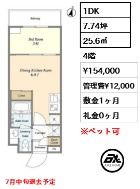 SUNIVAS飯田橋(サニヴァス飯田橋) 15.4万円