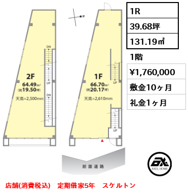 ブレノワール青山　(事務所・店舗) 176万円