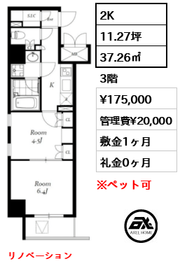 レジディア神田岩本町Ⅱ 17.5万円