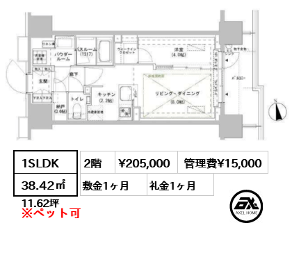 パークスフィア牛込神楽坂 20.5万円