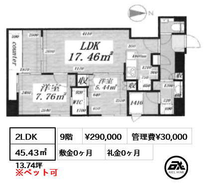 パークルール大手町 29万円