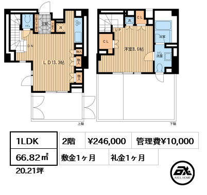 レジデンス代々木公園 24.6万円