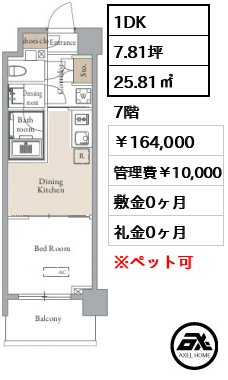グランカーサ四谷 16.4万円