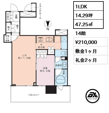 ザ豊洲タワー （THE TOYOSU TOWER） 21万円