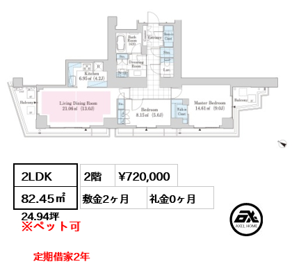 ラ・トゥール渋谷神南　(La Tour SHIBUYA JINNAN) 72万円