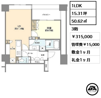 ザ・神宮前レジデンス 315,000円