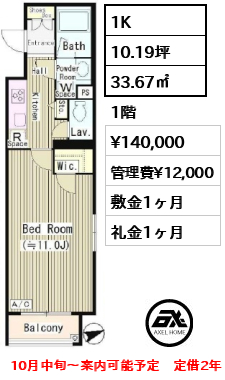 Le ciel M's （ルシエルエムズ） 14万円