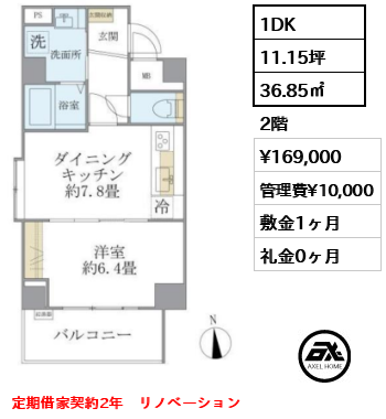 リエール若松町 16.9万円