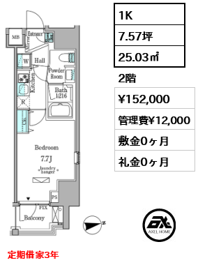 ミリアレジデンス新宿御苑 15.2万円