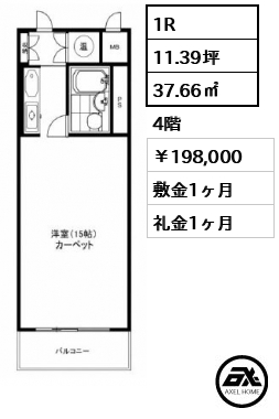 マートルコート麹町 19.8万円