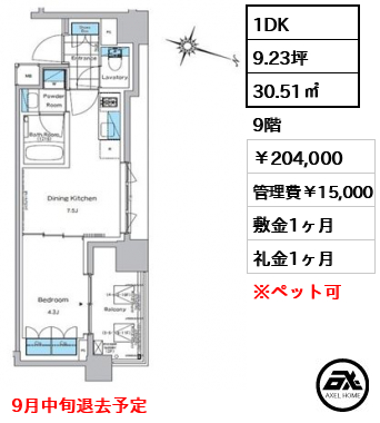 ルフォンプログレ神田プレミア 20.4万円