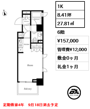 セントラル銀座 15.7万円