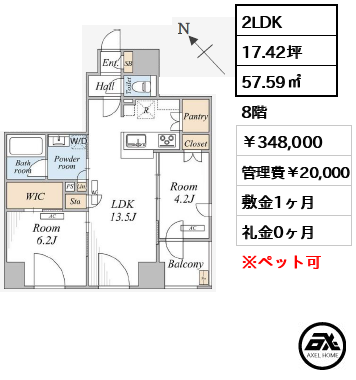 THE MAYFAIR 34.8万円