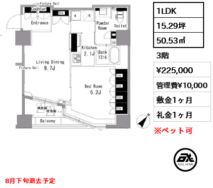 パークアクシス日本橋浜町 22.5万円