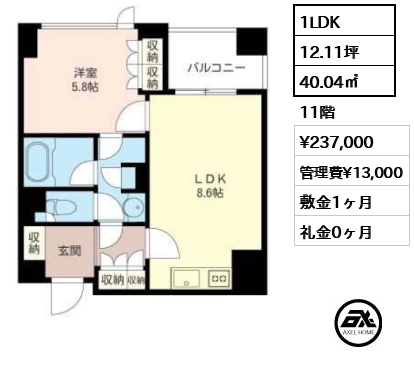 プライムメゾン銀座イースト 23.7万円
