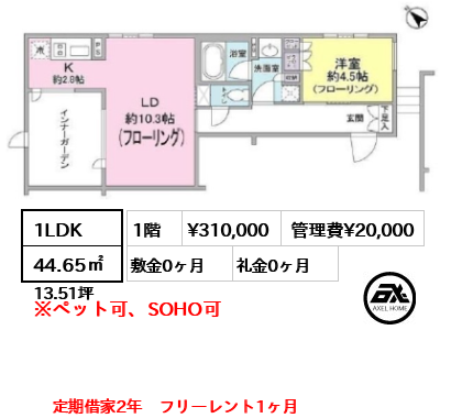 ポラスト代々木 31万円