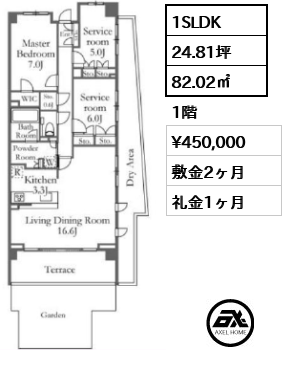 マジェスティハウス新宿御苑パークナード　 45万円