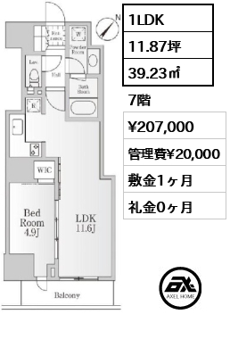 レジディア神田淡路町 20.7万円