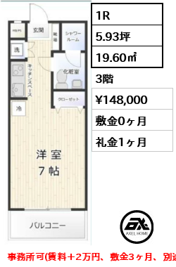 サンバレー原宿 14.8万円