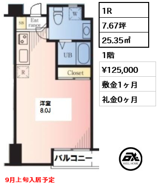 ブレグレイス参宮橋 12.5万円