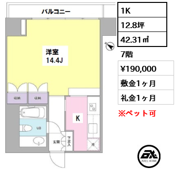 フォレストタウン参宮橋 19万円