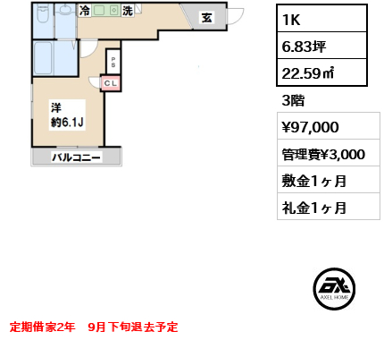 ファースト月島 9.7万円
